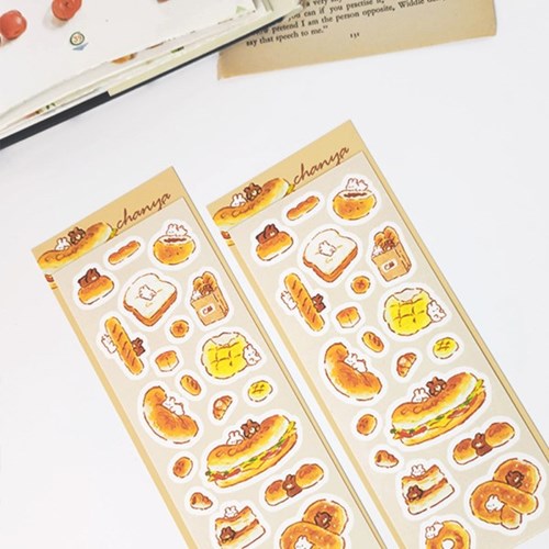 chanya/ bread and rabbit stickers 貼紙