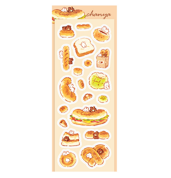 chanya/ bread and rabbit stickers 貼紙