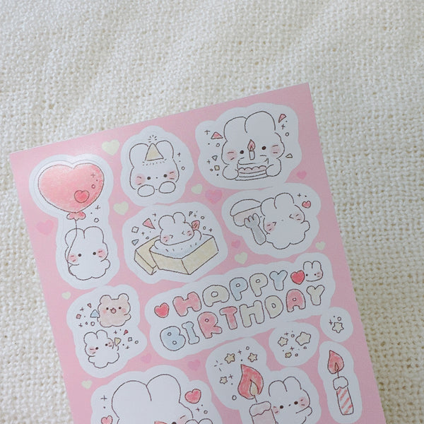 DUIM/ Love Birthday stickers 貼紙