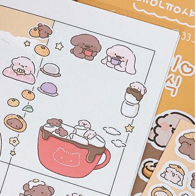 nyungnyungshop / hot choco stickers 貼紙