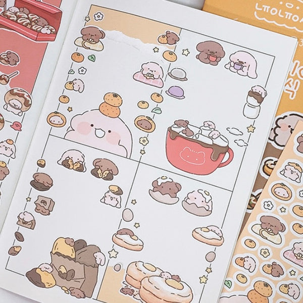 nyungnyungshop / hot choco stickers 貼紙