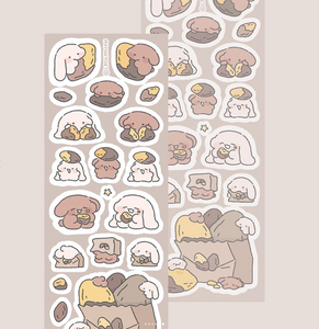 nyungnyungshop / roasted sweet potato stickers  貼紙