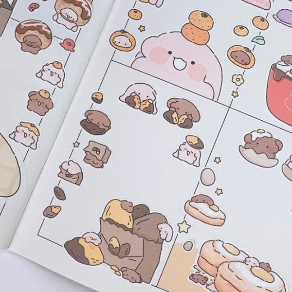 nyungnyungshop / roasted sweet potato stickers  貼紙