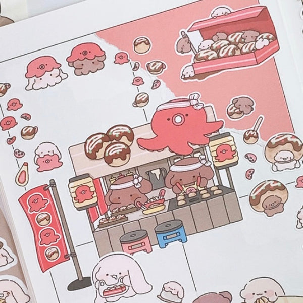 nyungnyungshop / takoyaki stickers 貼紙