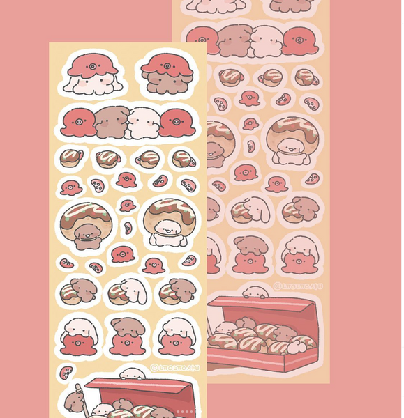 nyungnyungshop / takoyaki stickers 貼紙