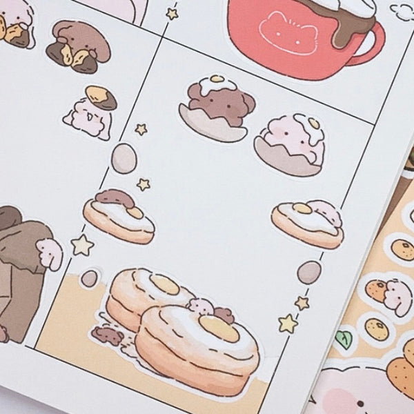 nyungnyungshop / egg bread stickers 貼紙