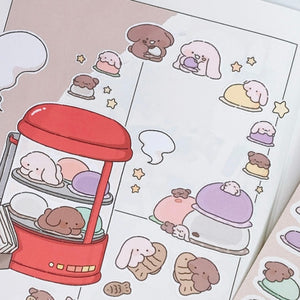 nyungnyungshop /hot bun stickers 貼紙