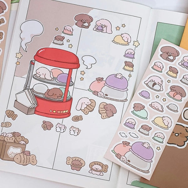 nyungnyungshop /hot bun stickers 貼紙