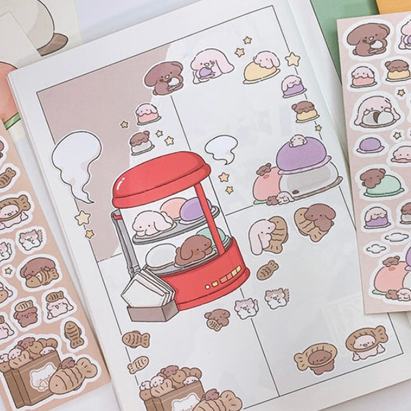 nyungnyungshop /hot bun stickers 貼紙