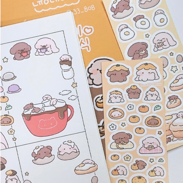 nyungnyungshop / tangerines stickers 貼紙