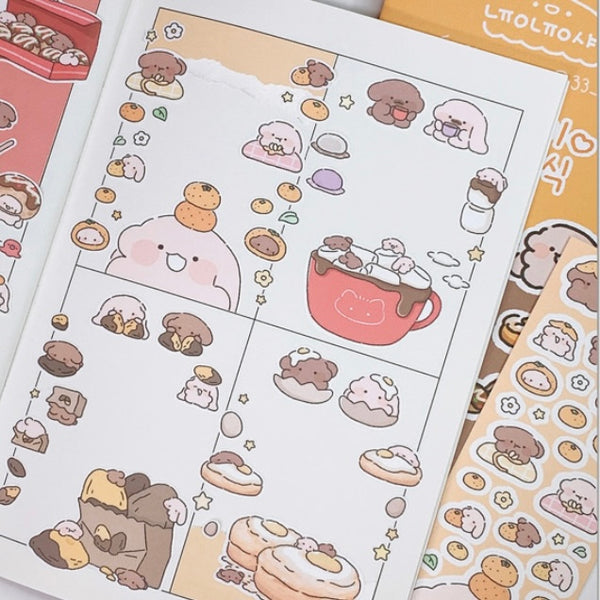 nyungnyungshop / tangerines stickers 貼紙