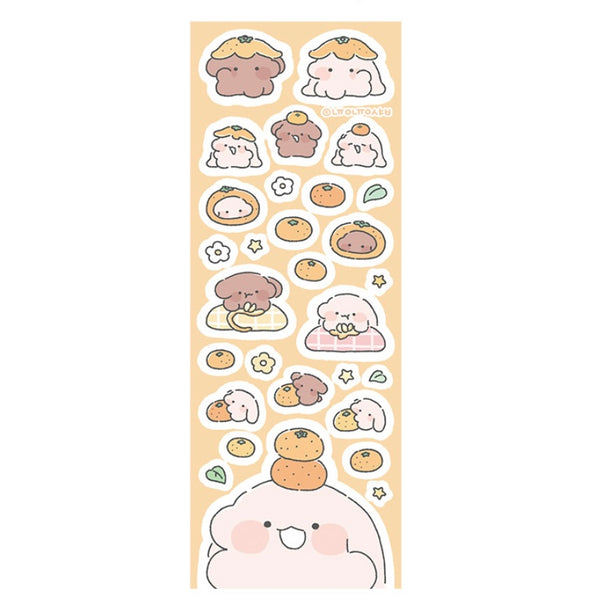 nyungnyungshop / tangerines stickers 貼紙