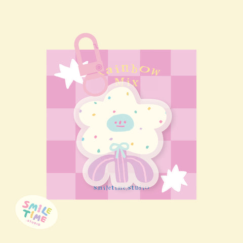 Smiletime/ Keychain Rainbow Mix