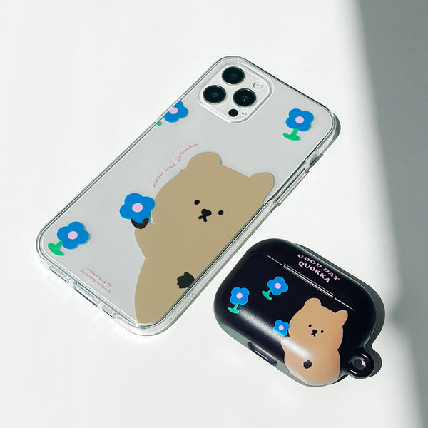 momocase / Blooming Quokka Transparent Case 手機殼 (iPhone 15/ iPhone 15 Pro)