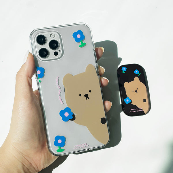 momocase / Blooming Quokka Transparent Case 手機殼 (iPhone 15/ iPhone 15 Pro)