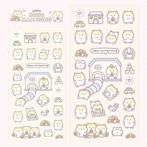 OKIKI / Hello Hamkong Stickers 貼紙