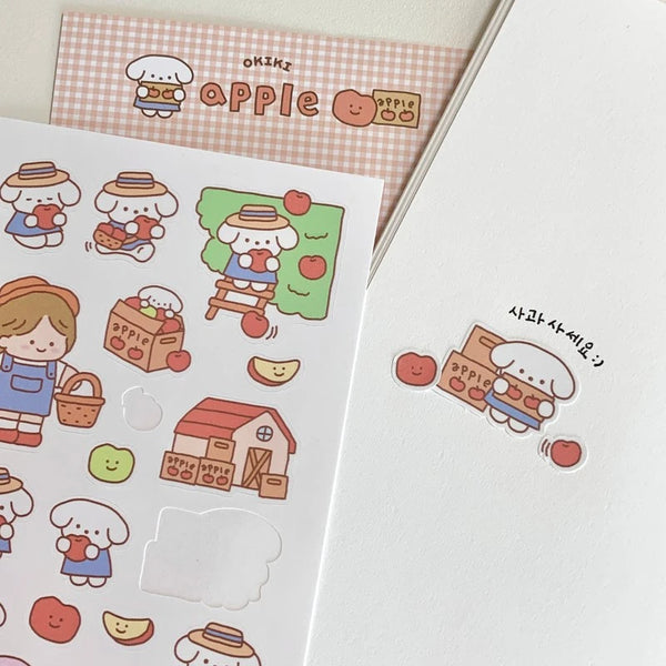 OKIKI / Apple stickers 貼紙