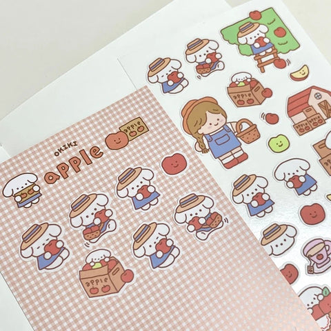 OKIKI / Apple stickers 貼紙