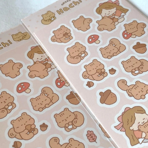OKIKI / Hachi stickers 貼紙