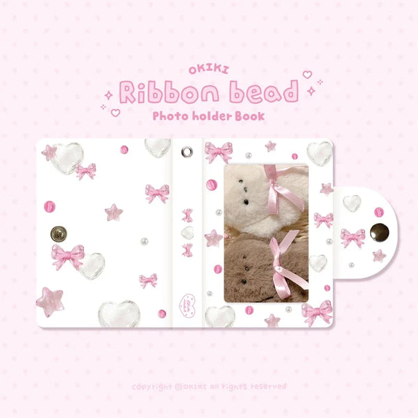 OKIKI / Ribbon beads photo COLLECT BOOK 一格卡簿