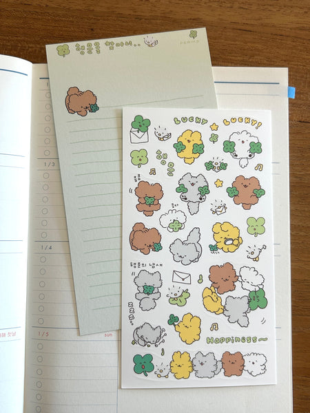 PERMS/ Seal sticker / Find your luck