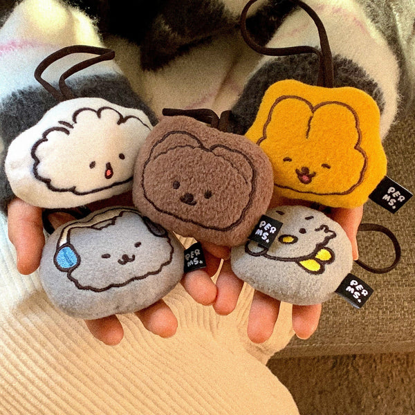 [預購] PERMS /  embroidered cushion keyring （5款）