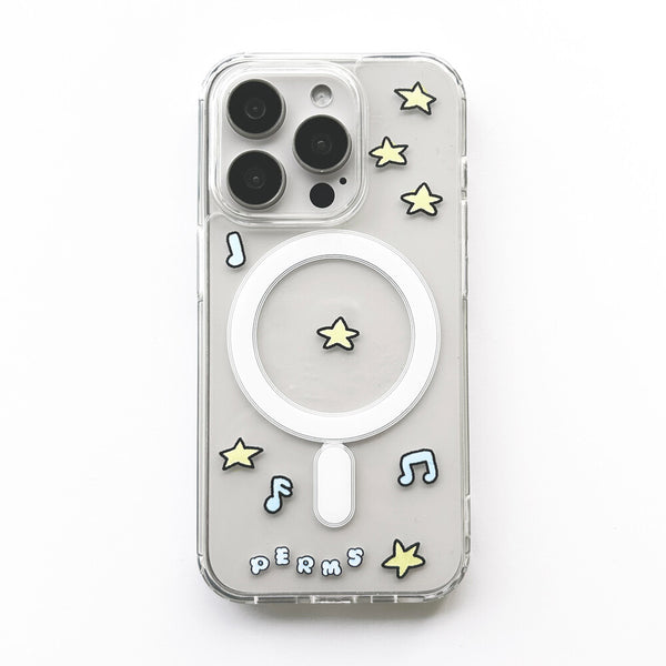 [預購] PERMS / [MagSafe] Phone Case / stars and notes 1