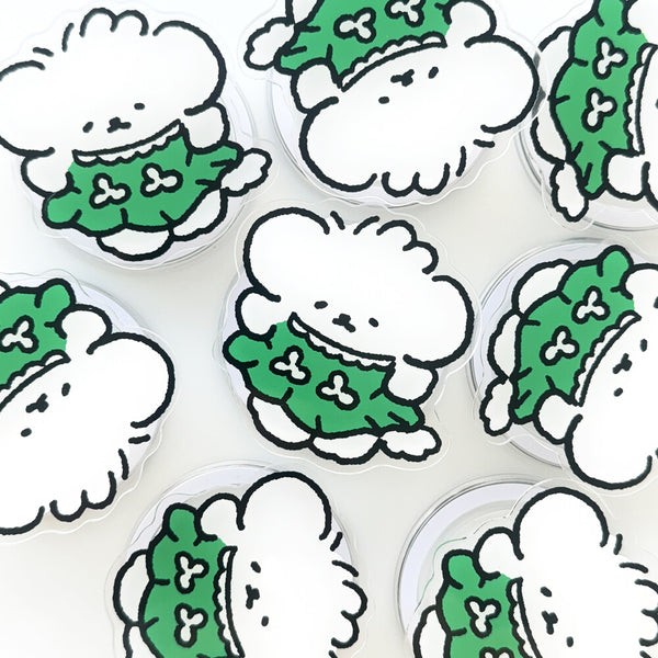 [預購] PERMS / [MagSafe]CLEAR TOKS 手機支架 / Clover