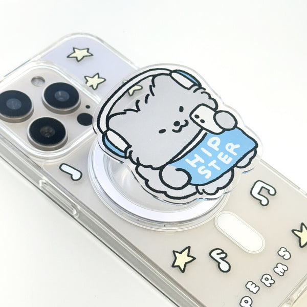 [預購] PERMS / [MagSafe]CLEAR TOKS 手機支架 / Hipster