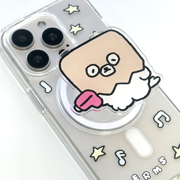 [預購] PERMS / [MagSafe]CLEAR TOKS 手機支架  / Don't Move