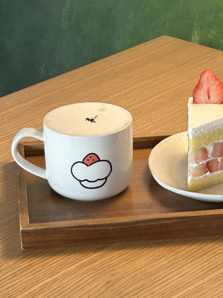 [預購] PERMS / Double sided Mug / Strawberry Cream