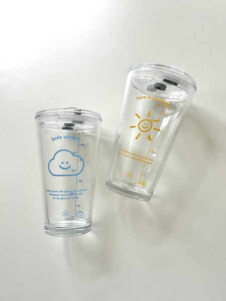 Skyfolio / Smile with me Glass Tumbler Set