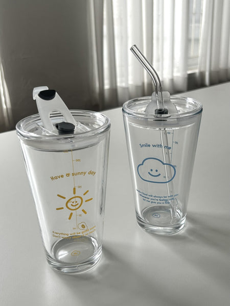 Skyfolio / Smile with me Glass Tumbler Set