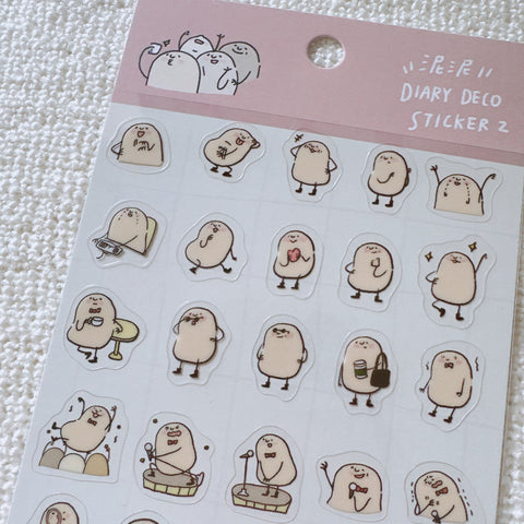 泥泥 Diary Deco Sticker 2 貼紙