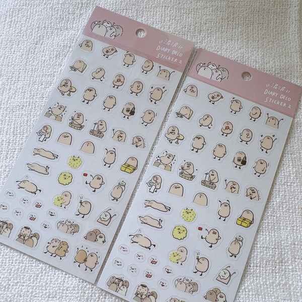 泥泥 Diary Deco Sticker 2 貼紙