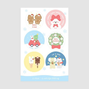 DONNANDECO/ Christmas Gift stickers