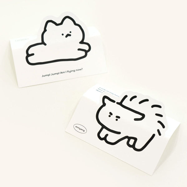 bynacoo/ annyang jump jump sticker set (6P)