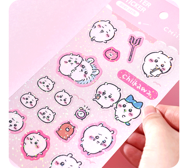 chiikawa/ Glitter Stickers 閃閃貼紙 / chiiikawa