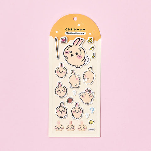 chiikawa/ Marshmellow sticker 棉花糖 貼紙 / 兔兔