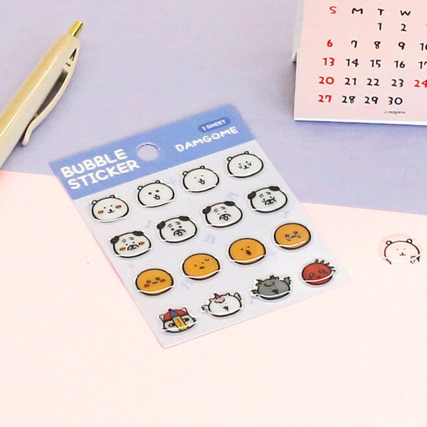 Damgome 白熊 / Bubble Sticker （2款）.