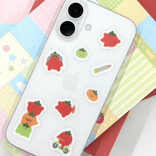 7321 design/ Tong Tong Tomato Stickers (2pc) （兩款）