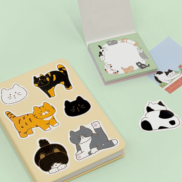 7321 Design / Hideout Cat Die-Cut Stickers 貼紙包