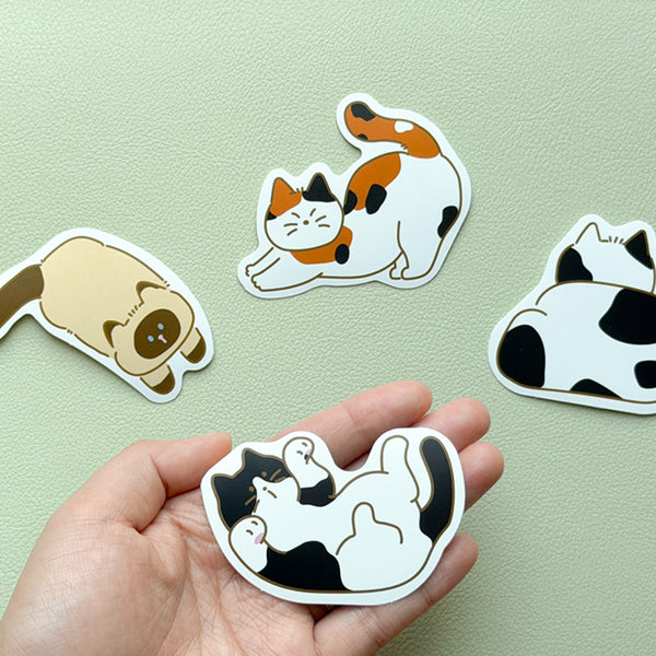 7321 Design / Hideout Cat Die-Cut Stickers 貼紙包