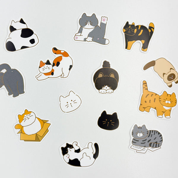 7321 Design / Hideout Cat Die-Cut Stickers 貼紙包