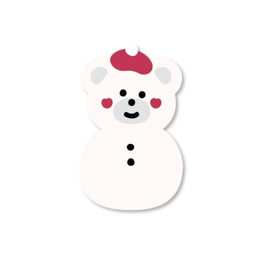 Malling Booth/ Bebe Snowman Christmas Card