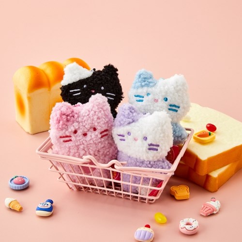 Butter Shop/ Bubbly Milk Cat Keyring （4款）