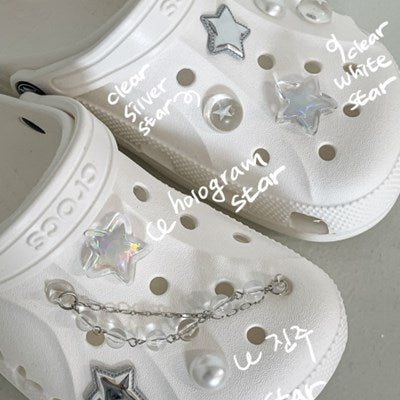 Elle Belle/ Hologram Star Crocs Set