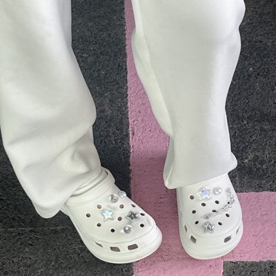 Elle Belle/ Hologram Star Crocs Set