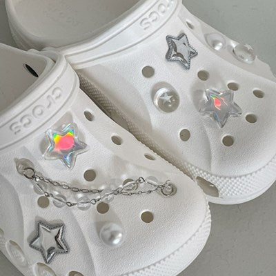 Elle Belle/ Hologram Star Crocs Set