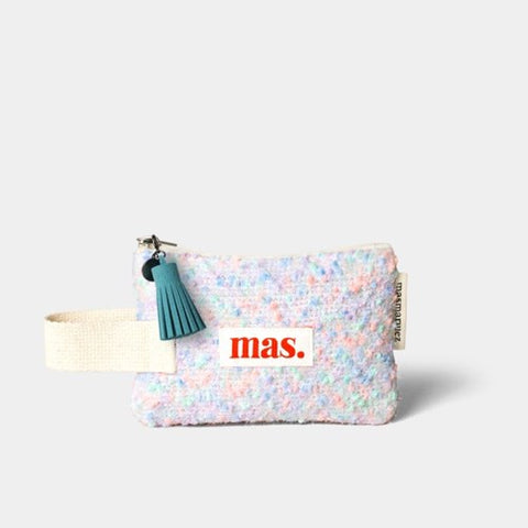 MASMARULEX/ mini strap pouch/wallet/ cotton candy